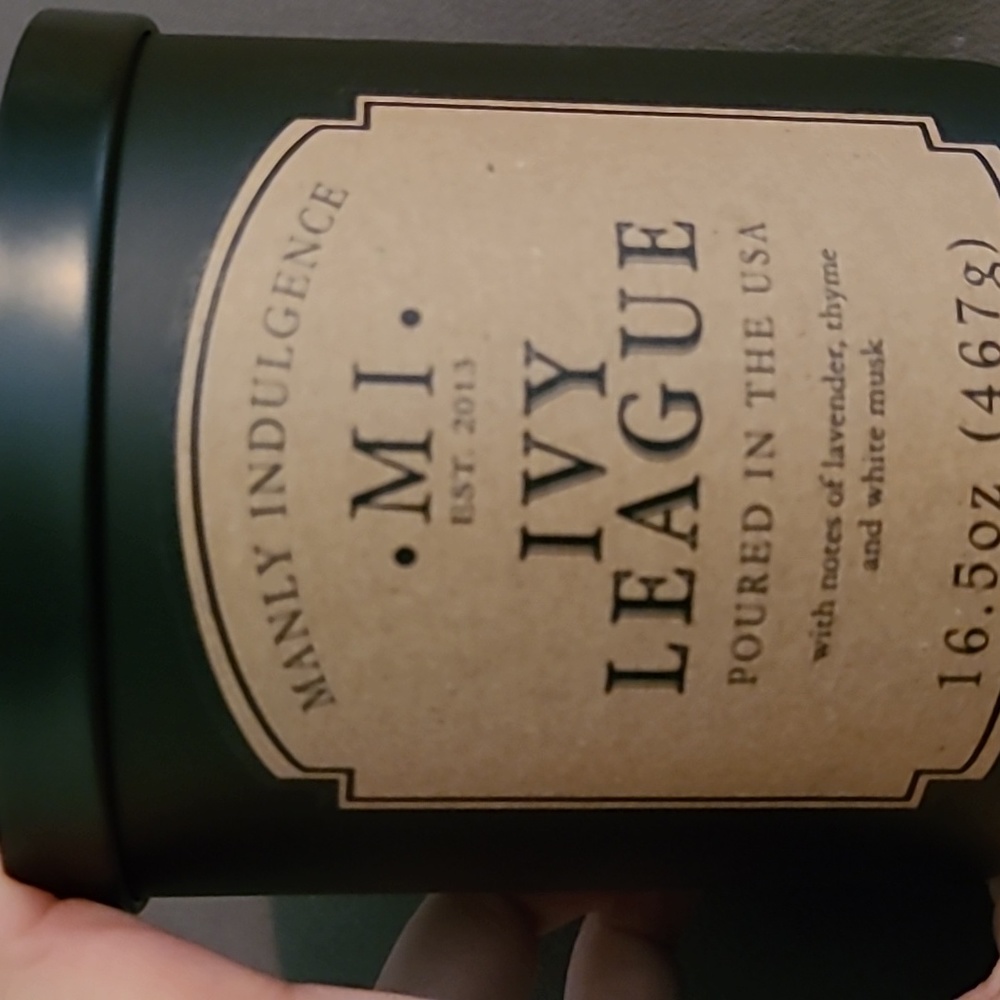 Manly Indulgence Candle, Ivy League, 15oz